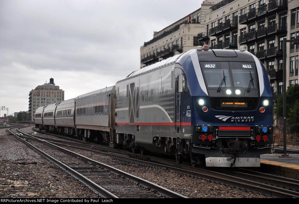 Eastbound "Illinois Zephyr"